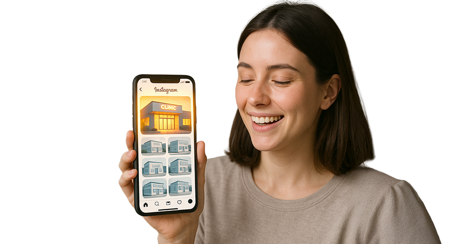 A person holding a smartphone