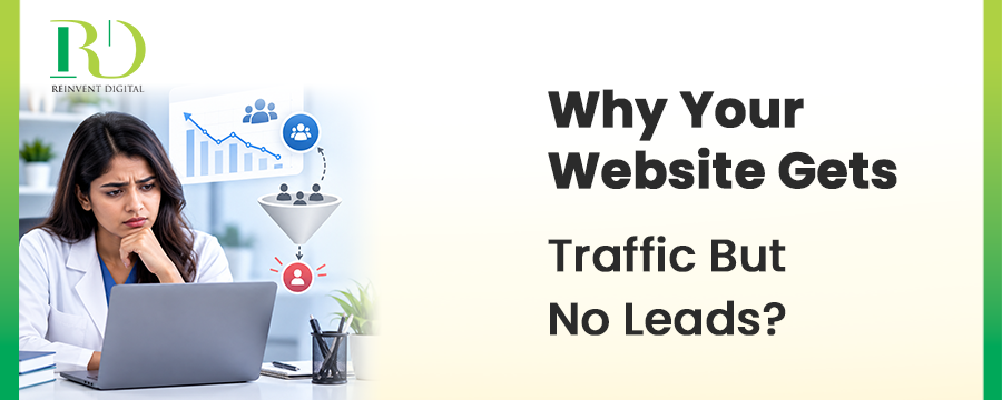 why your website gets traffic but no leads
